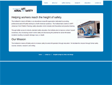 Tablet Screenshot of aerialliftsafety.org